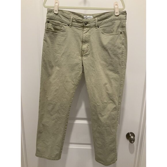 Peter Millar Pants Size 34 Men's Beige Crown Vintage Canvas 5 Pocket Pants - Picture 1 of 7